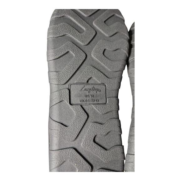 Lazy Steps Men's Moccasin Slippers - Size 10 - Black - New - Indoor/Outdoor - Picture 5 of 7